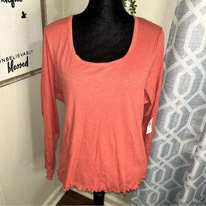 Old Navy Women's Slim-Fit Rib-Knit Long-Sleeve T-Shirt